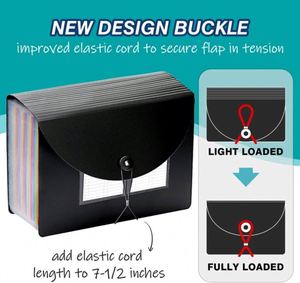 Hot Sale Top Quality A4 Accordion <b>Filing</b> Folder Expandable Document <b>Box</b> for Paper and Large Capacity Expanding File Folder - Product Image 5
