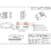 2060 3pin SMD Bloque de terminales 4,0mm 9A 250V Conector 3P de conexión rápida para LED 3-PIN