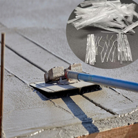 Mesh PP Fiber 100%Polypropylene Fibers Concrete Crack-resistant Fibers