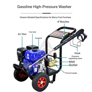 Hidrolavadora <span class=keywords><strong>de</strong></span> Alta Presión con <span class=keywords><strong>Motor</strong></span> Diésel 173F para <span class=keywords><strong>Lavado</strong></span> <span class=keywords><strong>de</strong></span> <span class=keywords><strong>Autos</strong></span> Comercial, Limpieza <span class=keywords><strong>de</strong></span> <span class=keywords><strong>Chasis</strong></span> <span class=keywords><strong>y</strong></span> Neumáticos - Product Image 5