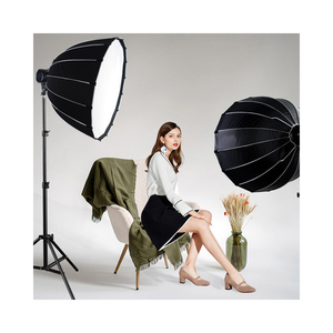 ร่มสะท้อนแสงแบบปากโค้งลึก KP90120,กล่องไฟอ่อนโหลดเร็วถ่ายภาพบุคคลในสตูดิโอสด - Product Image 1