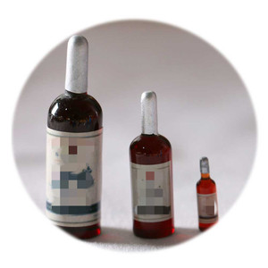 Dollhouse thu nhỏ đồ uống chai mô phỏng chai rượu chai nước giải khát Mô hình đồ chơi nhà búp bê phụ kiện siêu thị - Product Image 2