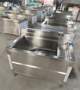 Lave-vaisselle commercial à ultrasons à économie d'énergie, 2 réservoirs, équipement de nettoyage de cuisine automatique pour usage commercial - Product Image 2