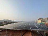 Système de montage solaire pour toiture en tuiles AL6005-T5 SUS304 pour projets photovoltaïques résidentiels, doté d'une conception modulaire étanche 0-60