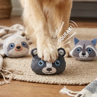 Jouet en peluche pour chien Famipet : Nouveauté, design animal mignon, doux, à effet froissé et couineur, vente en gros sur mesure