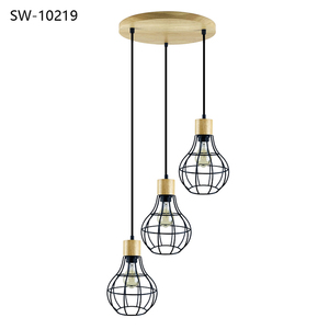 Lampada a Sospensione Nordica Minimalista per Tavolo da Pranzo, Lampadario per Sala da Pranzo in Legno Stile Nordico - Product Image 5