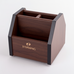 Portapenne rotante da scrivania in legno di alta qualità - Product Image 1