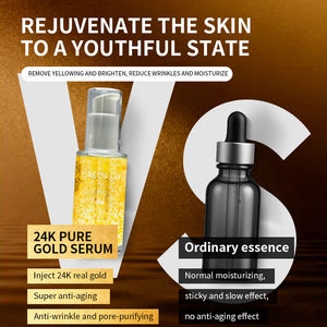 Suero Facial de Lujo con Oro Puro de 24K, Ácido Hialurónico y Péptidos, Nutritivo e Hidratante para Todo Tipo de Piel, Cuidado Diario de la Piel, OEM - Product Image 5