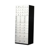 Coffre-fort de banque moderne résistant au feu, construction en acier lourd, serrure électronique à code/empreinte digitale/clé, taille personnalisée