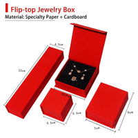 Boîte cadeau en carton carrée à fermeture magnétique pour bijoux, petit MOQ, blanc albâtre et noir obsidienne, pour colliers