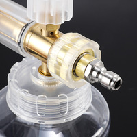 Pistolet de pulvérisation à déclenchement rapide pour canon à mousse haute pression, idéal pour le nettoyage automobile et les bouteilles de mousse.