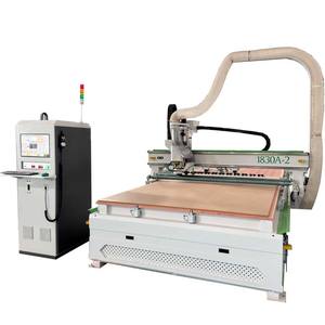 Máquina <span class=keywords><strong>de</strong></span> anidamiento CNC automática Centro <span class=keywords><strong>de</strong></span> carpintería Cuchillo <span class=keywords><strong>de</strong></span> fila recta Muebles Gabinete Máquina <span class=keywords><strong>de</strong></span> tallado Estación <span class=keywords><strong>de</strong></span> trabajo doble - Product Image 1