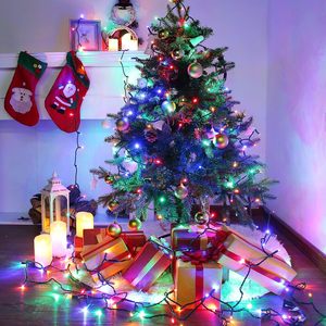 Guirnalda de Luces LED Multicolor Intermitentes de 5mm con Diseño de Estrellas para Navidad, Clasificación IP65 para Exteriores, Decoración Festiva - Product Image 5