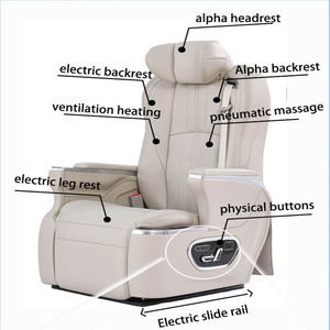 Piccolo alfa seggiolino auto elettrico modificato interno <span class=keywords><strong>vip</strong></span> sedile auto di lusso con massaggio ventilato per <span class=keywords><strong>vip</strong></span> van hyundai staria <span class=keywords><strong>vip</strong></span> - Product Image 4