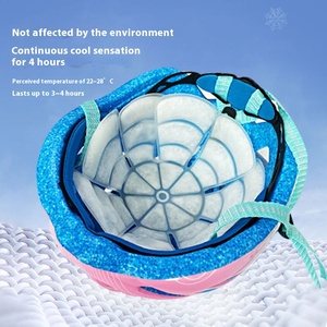 Cooling Pad Cap Reusable Cycling Summer Ice Pack Physical Artifact for Travel & PCM 'Ice Cool' Hat for Biking Outdoor Adventures