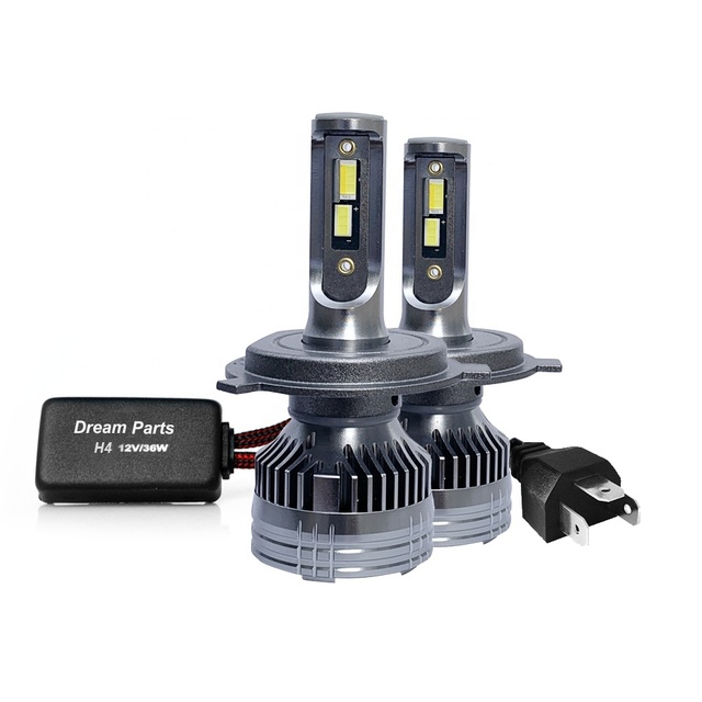 New H4 LED Headlight Replacement Conversion Kit 12V 6000K Pure White Bulb for Car