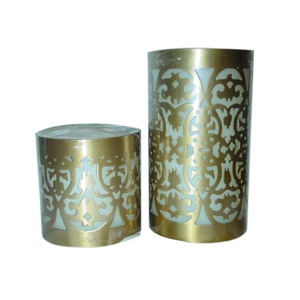 Bougies d'art personnalisées en verre de haute qualité, remplissage de cire Votive, vente en gros, bougie faite à la main - Product Image 2