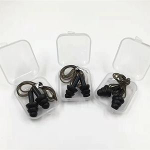 Geräuschunterdrückende Silikon-Ohrstöpsel Komfortable Silikon-Ohrstöpsel 1 Paar Box NRR 29dB für Schwimmen Erwachsene Ohrstöpsel Wasser Dusche - Product Image 6