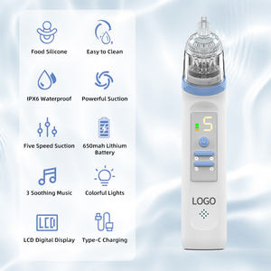 Перезаряжаемый Электрический носовой аспиратор с 3 силиконовыми наконечниками - Product Image 2