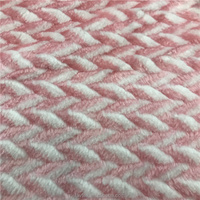 Tissu peluche molletonné avec doublure Jacquard et flanelle, nouvelle collection de superdoux pour pyjama