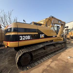 Vente flash : Excavatrice sur chenilles hydraulique Caterpillar CAT320BL d'occasion, pompe à aubes, 20 tonnes, machine de construction, faible nombre d'heures de travail - Product Image 1
