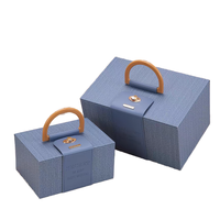 Caja de Regalo de Cuero PU de Lujo Moderna de 2 mm de Grosor, Color/Logotipo/Tamaño Personalizado, Alta Resistencia al Agua, Embalaje para Dulces y Joyas