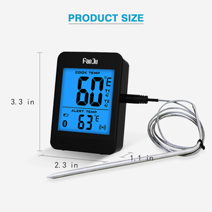 Thermomètre à viande Bluetooth Détecteur de température de four numérique pour aliments Moniteur de <span class=keywords><strong>barbecue</strong></span> Thermomètre domestique intelligent sans fil pour <span class=keywords><strong>barbecue</strong></span> - Product Image 4