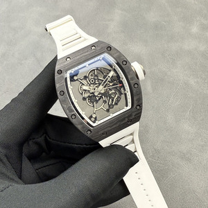 Reloj Mecánico Automático de Fibra de Carbono para Hombre, Estilo Diseñador, Cristal de Zafiro, Tonneau, Reloj Deportivo de Lujo - Product Image 1