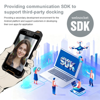 Machine de reconnaissance faciale portable Android intelligente pour le contrôle d'accès biométrique mobile et la gestion des présences des employés