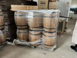 Barils à whisky en bois massif, projets de décoration pour la fabrication de bière artisanale à domicile, seau à vin, <span class=keywords><strong>baril</strong></span> vintage, pot de fleurs, conteneur, art <span class=keywords><strong>déco</strong></span> pour les fêtes - Product Image 5