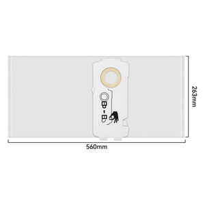 Adapté à <span class=keywords><strong>FeStool</strong></span> Festo 204308 Accessoires d'<span class=keywords><strong>aspirateur</strong></span> domestique CT15 Sac de dépoussiérage Volume de 25/15 litres Sac d'<span class=keywords><strong>aspirateur</strong></span> - Product Image 6