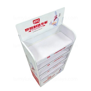 Étagère de présentation en métal durable avec plusieurs niveaux pour supermarché, snacks, pain, pâtisserie, magasin de détail, merchandising - Product Image 5