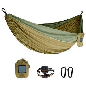 Camping Accessories Custom logo Hiking Gear Ultralight Foldable Parachute Nylon Outdoor Portable Camping <b>Hammock</b> Swing - Product Image 6
