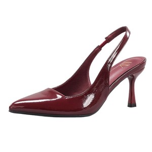 รองเท้าส้นเข็มแบบ D'Orsay สำหรับผู้หญิง ดีไซน์เก๋ไก๋ ตัดเย็บแบบ Cut Out ด้านข้าง ปลายแหลม เหมาะสำหรับงานปาร์ตี้ - Product Image 4