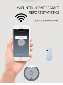 Sensor de luz inteligente Zigbee inalámbrico avanzado para automatización del hogar inteligente con control de aplicación para sistemas de alarma de iluminación de ahorro de energía - Product Image 5