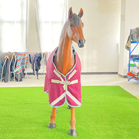 Couvertures d'hiver chaudes de haute qualité pour chevaux, imperméables et respirantes, avec col amovible