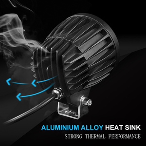 1 chiếc đèn <span class=keywords><strong>LED</strong></span> làm việc 4 inch, đèn pha 4x4 địa hình <span class=keywords><strong>50W</strong></span> 5000lm siêu sáng trắng & vàng, đèn sương mù tròn cho xe máy, ATV, thuyền - Product Image 6