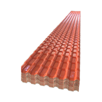 Tuile de toit espagnole en résine synthétique rouge brique UPVC ASA Prix aux Philippines Tuiles européennes en plaques de toiture