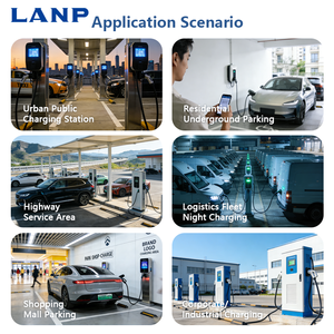Estación de Carga para Vehículos Eléctricos de 20KW, Montada en Pared, 80A, Carga Rápida DC, GBT, CCS, CHAdeMO, IP54, Resistente al Agua para Exteriores - Product Image 5