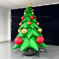 Arbre de Noël gonflable Arbre de Noël gonflable Arbre de décoration de Noël gonflable pour les décorations extérieures de cour
