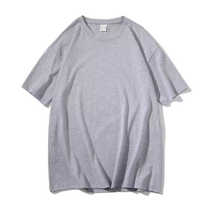 Haute qualité personnalisé hommes surdimensionné à manches courtes 100% coton peigné tissu écologique lettre Vintage graphique imprimé T-Shirts - Product Image 1