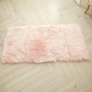 Cheveux longs vraie fourrure peau d'agneau mérinos tanné en peau de mouton chaise canapé coussin haute Pile Style classique <span class=keywords><strong>tapis</strong></span> en peau de mouton <span class=keywords><strong>tapis</strong></span> - Product Image 2