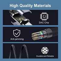 Câble audio numérique USB Type C vers 3,5 mm pour voiture, écouteurs stéréo, 1 m (3 pi) de longueur