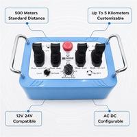 Télécommande industrielle NOMI NM002 à quatre joysticks longue portée pour grue de construction 12V 24V 500M IP67