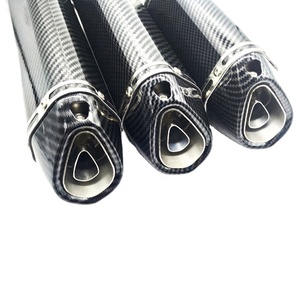 Nouveau silencieux d'échappement de moto Acrapovich en acier inoxydable de 51 mm, CH-Universal pour la rénovation/amélioration - Product Image 2