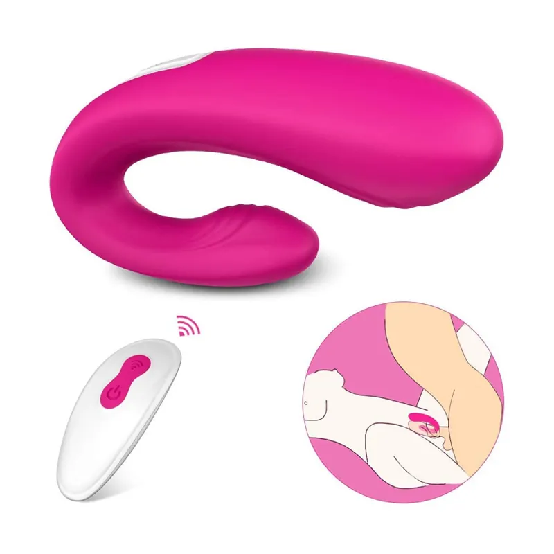 Vibrierendes Sexspielzeug für Erwachsene Vagina Klitoris Stimulieren U-Typ Vibrator für Frauen Mastur bator Wireless Remote Vibration für Paare