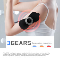 Stimulateur Musculaire EMS Sans Fil Kenbori Mini, Patchs de Thérapie Fitness pour Abdos, Masseur Cou et Épaules avec Thérapie Chauffante