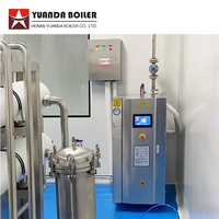 Yuana Generator uap baja tahan karat industri 3-360kw struktur tabung api LDR otomatis efisien ketel elektrik rendah