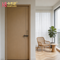 Porte intérieure composite en bois massif de luxe moderne avec isolation acoustique et artisanat raffiné pour applications hôtelières haut de gamme et salles à manger