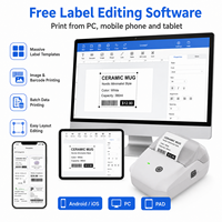 AIYIN Printer Label Termal Portabel 2-inci Baru untuk Barcode Ritel di Supermarket, Tersedia